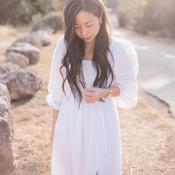 J.Crew Linen Daydream Dress - Picture 1 of 7
